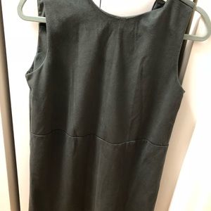 Grey velvet dress